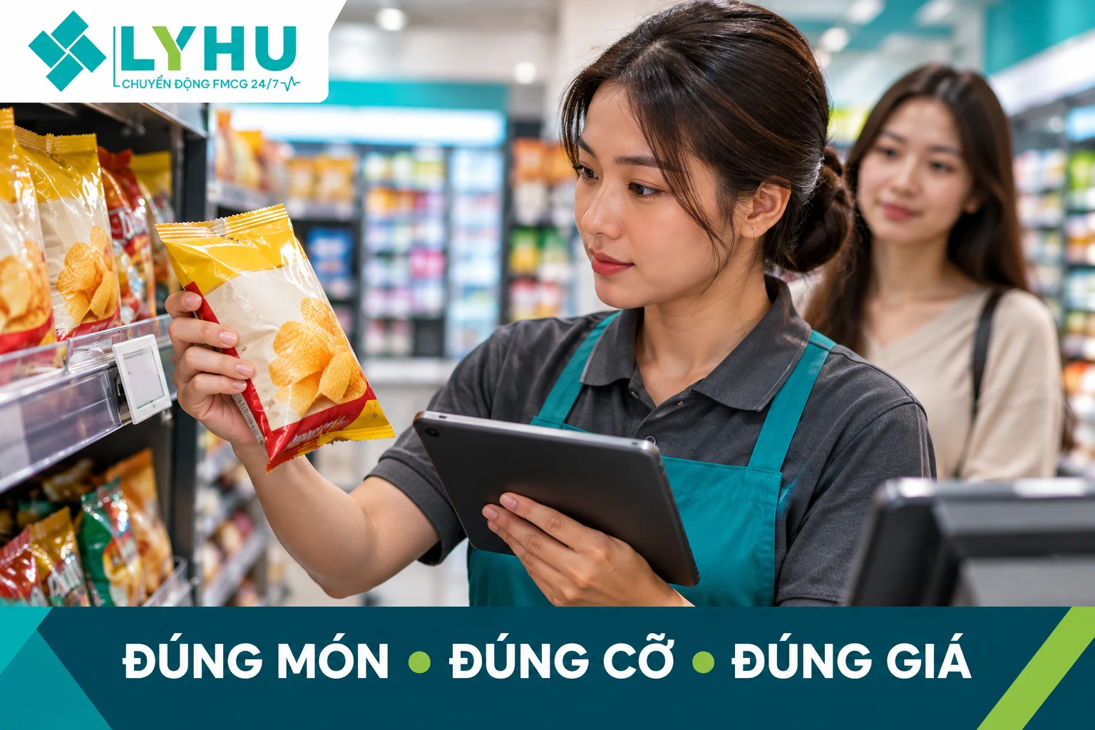 Đối chiếu đúng món, cỡ gói và giá