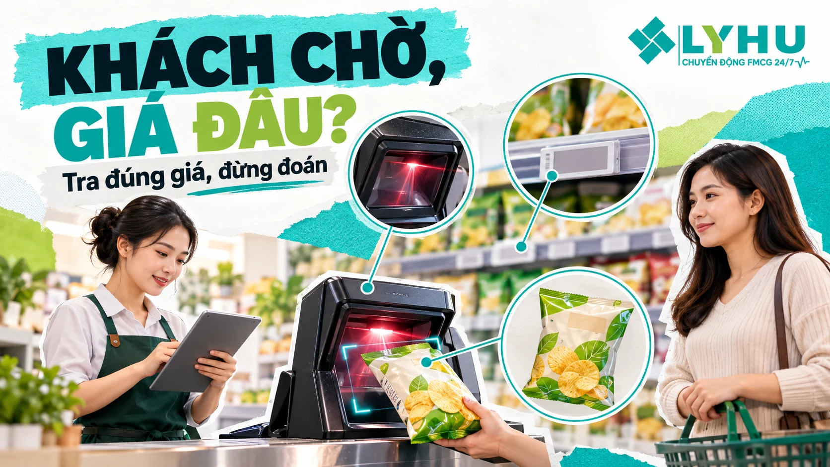 Khách đứng chờ, nhân viên tìm mãi không thấy giá: sửa sao cho gọn?